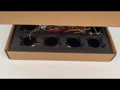 High Definition Background Round Touch Button 1.28 Inch Custom Floor Elevator Button untuk Bagian Lift