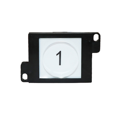 Round Touchless Push Custom Elevator Buttons Acrylic Red Blue White Light For LOP