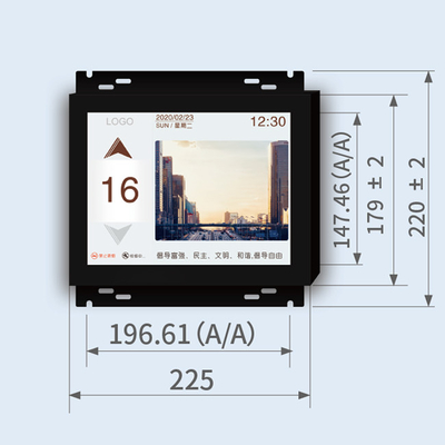 COP Lcd Segment TFT LCD Display Panel Elevator LOP TFT Board Tft Color