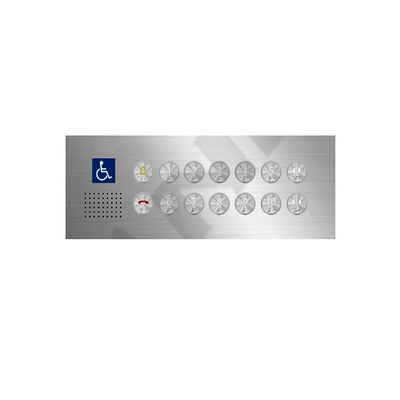 Surface Stainless Steel Lop And Cop In Lift Control Panel Elevator Button