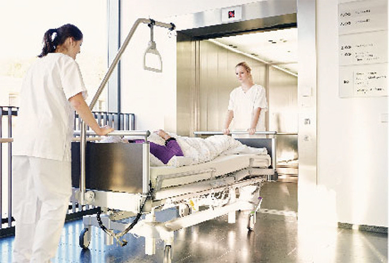 1 To 2.5m/S Safe Stable High Speed Personal Lift For Home Low Noise Hospital Bed Elevator