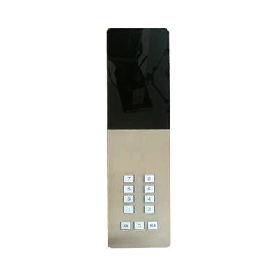 Stainlesss Till Organic Glass Lift Elevator Lop Cop Button Lift Car Control Panel