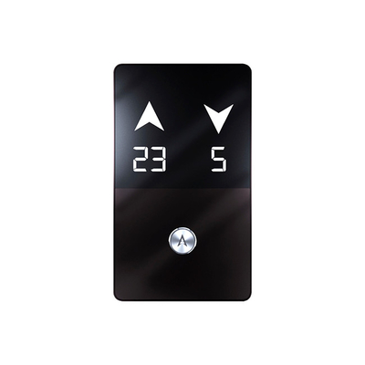 Slim Type Customized Elevator COP Panel Lift Cop Glass Black Acrylic
