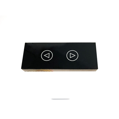 Black Glass Elevator LOP Dot Matrix Display Operational Lift Cop Panel For Button Switch