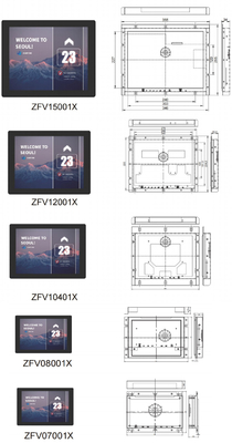 Elevator Multimedia Display TFT Display Elevator Cop Lop Panel Display