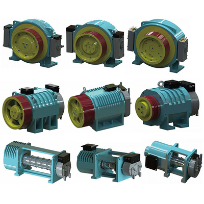 Lift Hoist Motor Control Energy Saving Environmentally Friendly Elevator Traction Machine
