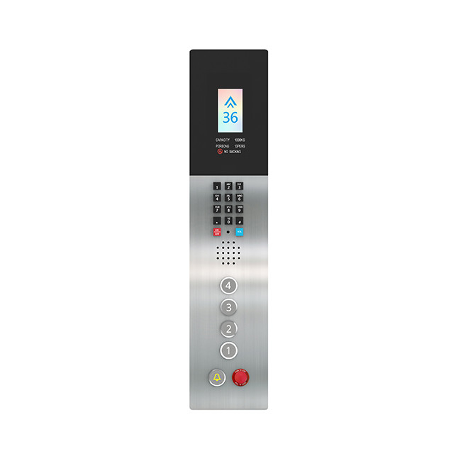 24V Elevator Accessories Cop Panel Lift Elevator Cop Lop With Square Button