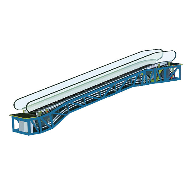 0 12 Degree Moving Walk Escalator Single Arrangement Safety Outdoor Escalator For Home