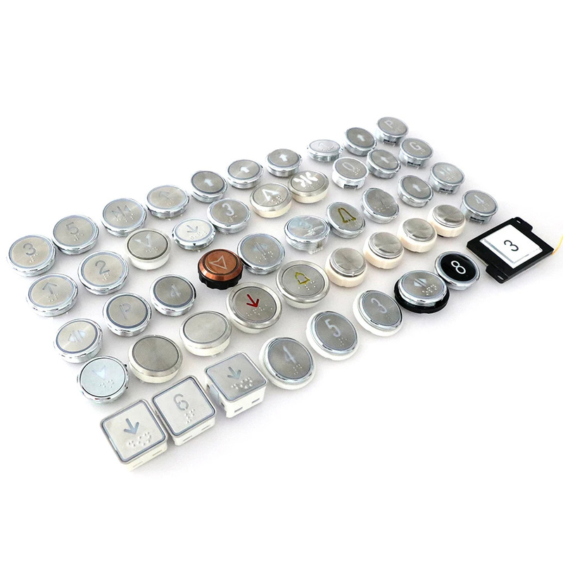 DC12V 24V Round Square Push Button Elevator Spare Part Lift Elevator Button Choose